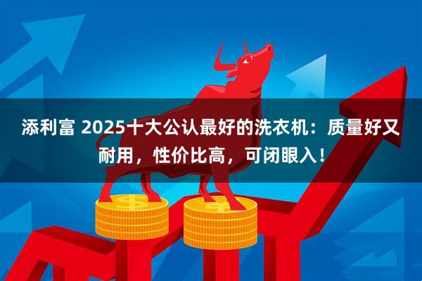 添利富 2025十大公认最好的洗衣机：质量好又耐用，性价比高，可闭眼入！