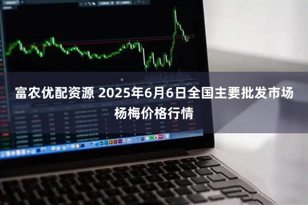 富农优配资源 2025年6月6日全国主要批发市场杨梅价格行情