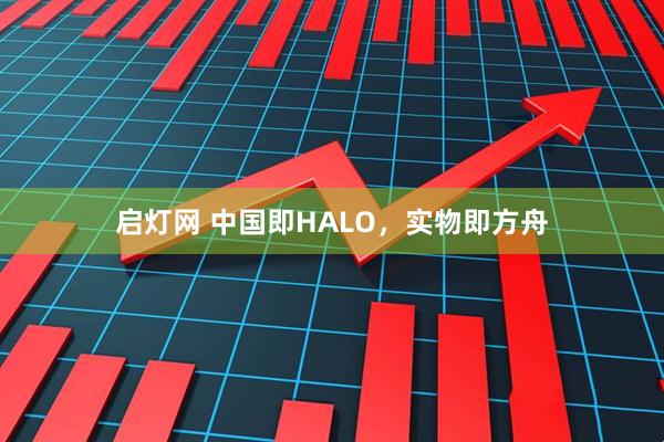 启灯网 中国即HALO，实物即方舟