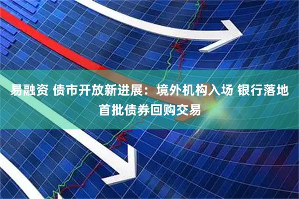 易融资 债市开放新进展：境外机构入场 银行落地首批债券回购交易